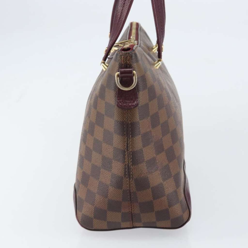 Louis Vuitton Hyde Park Handbag Brown Canvas Fair condition - Model View