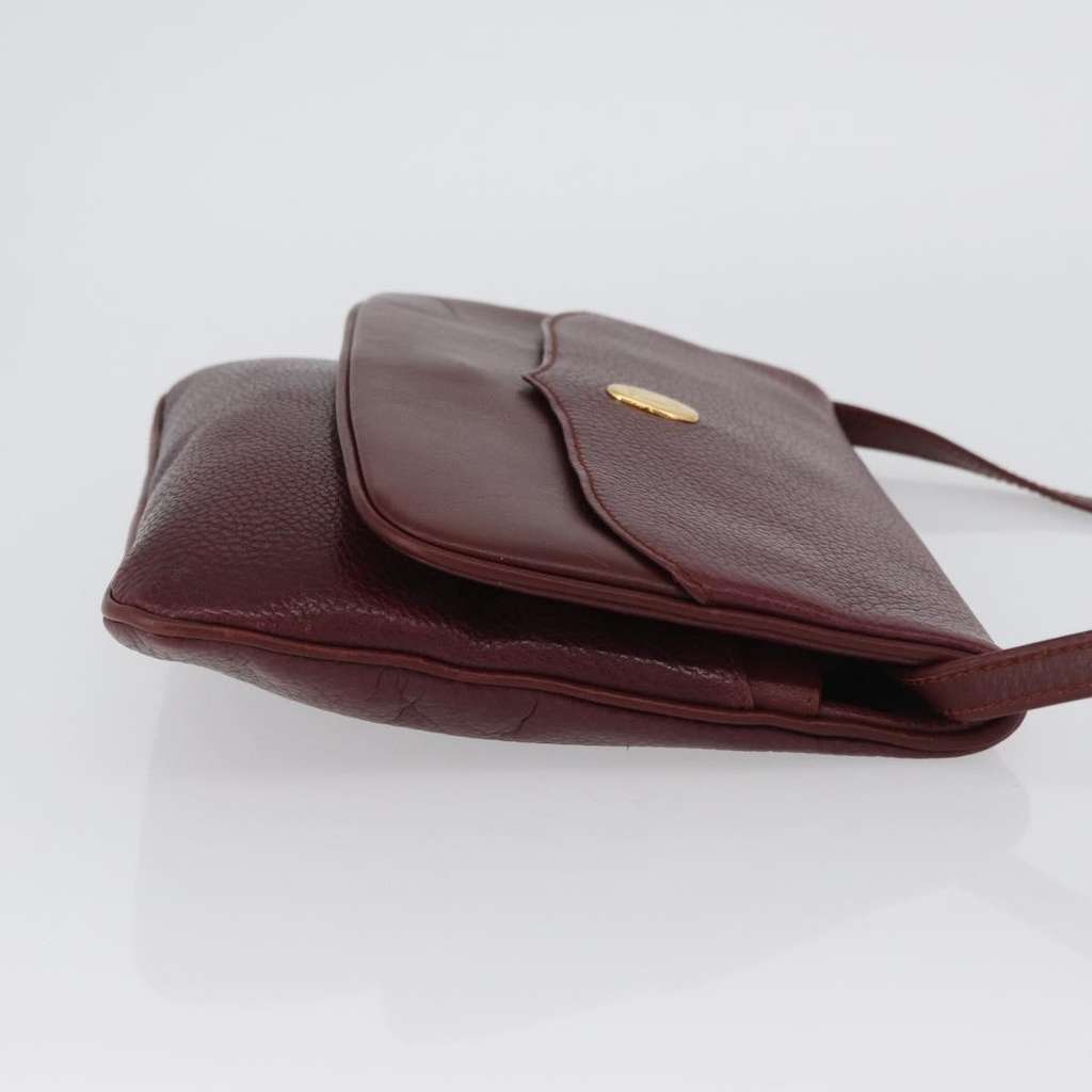 Cartier Must de Cartier Shoulder Bag Burgundy Leather Good condition - Inside View