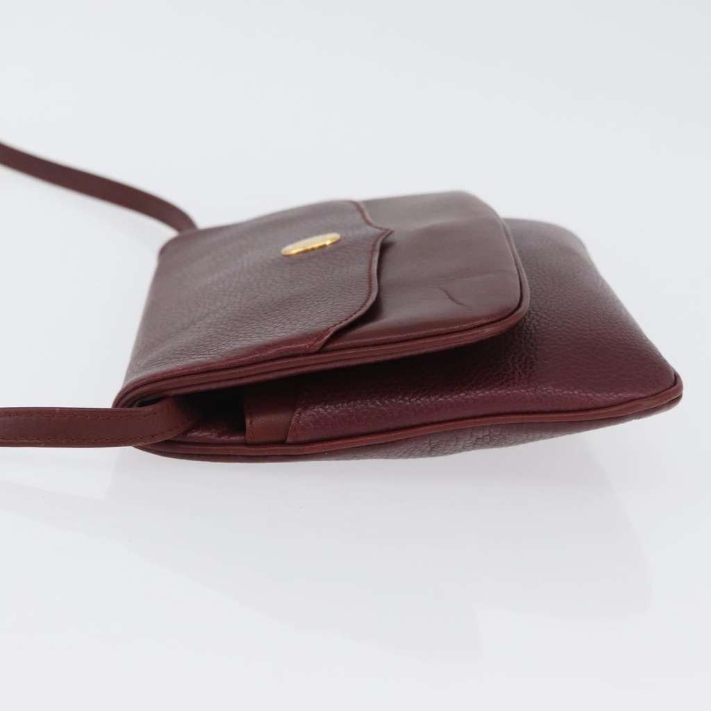 Cartier Must de Cartier Shoulder Bag Burgundy Leather Good condition - Model View