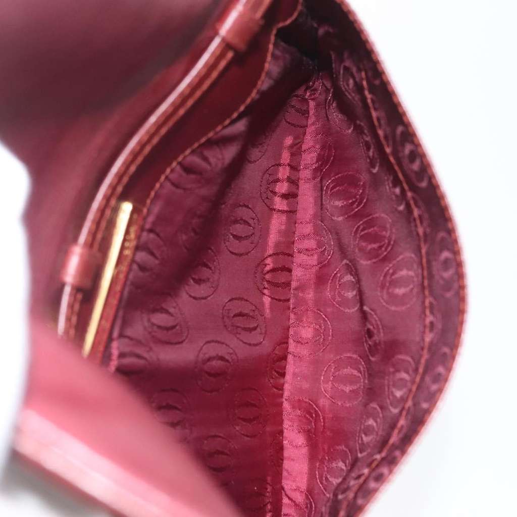 Cartier Must de Cartier Shoulder Bag Burgundy Leather Good condition - Box View