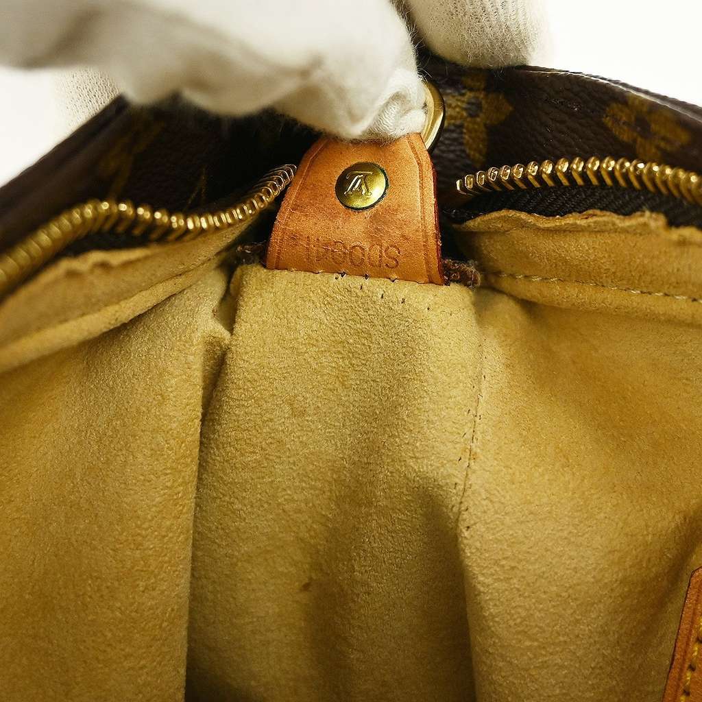 Louis Vuitton Looping Handbag Brown Canvas Good condition - Box View