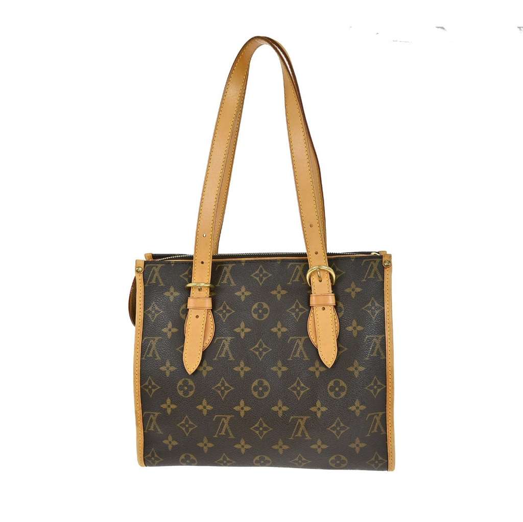 Louis Vuitton Popincourt Tote Brown Canvas Good condition - Back View