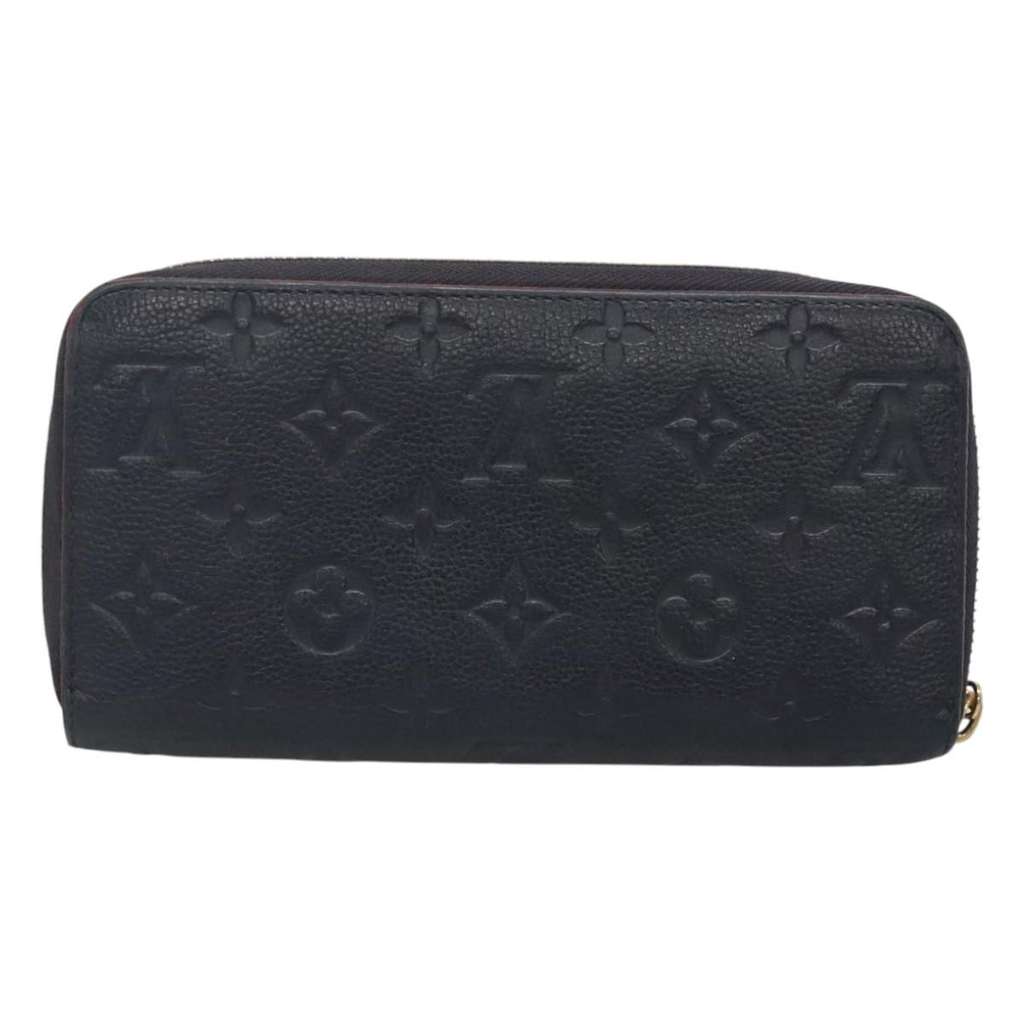 Louis Vuitton Portefeuille zippy Monogramme Empreinte Navy Leather Good condition - Back View