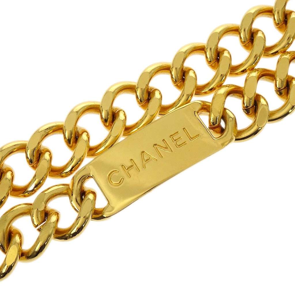 Chanel Vintage Medallion Chain Belt Gold Good condition - Inside View