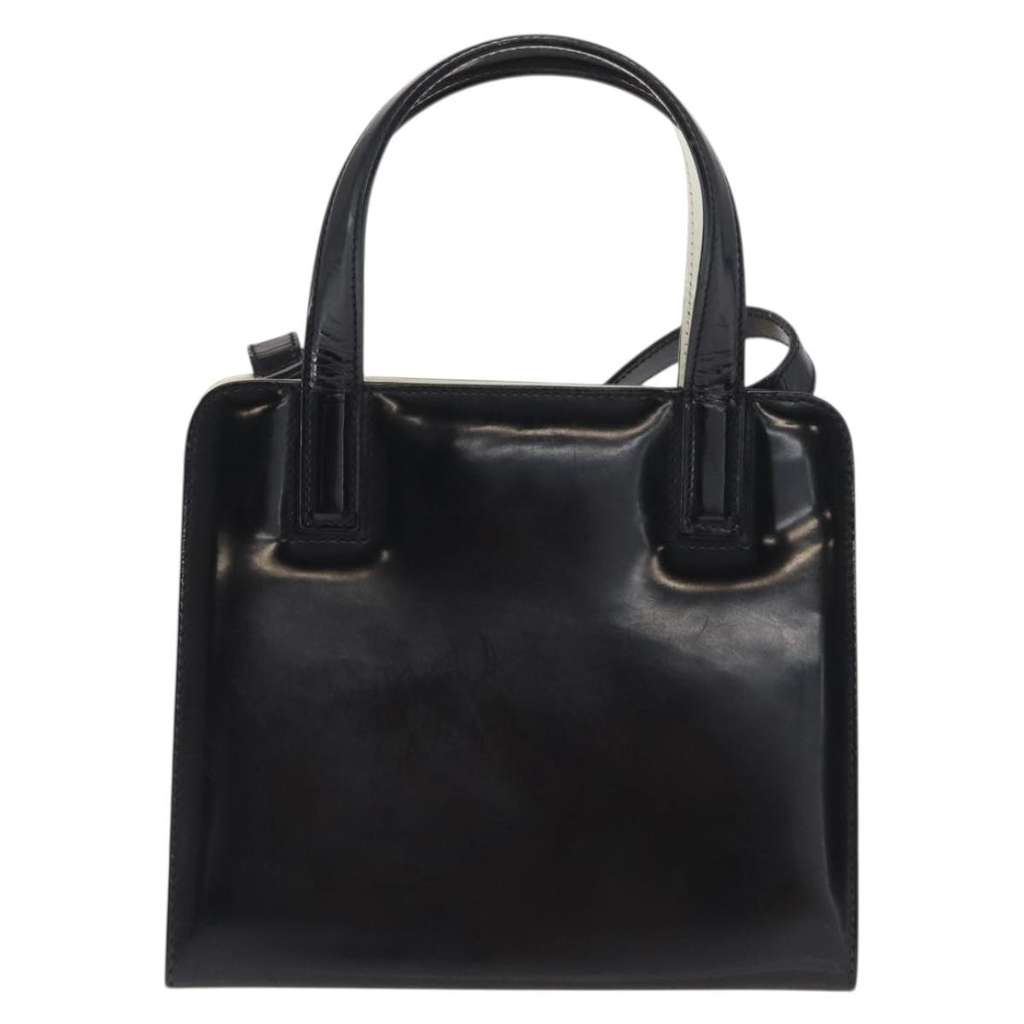 Salvatore Ferragamo Gancini handbag Black Good condition - Back View