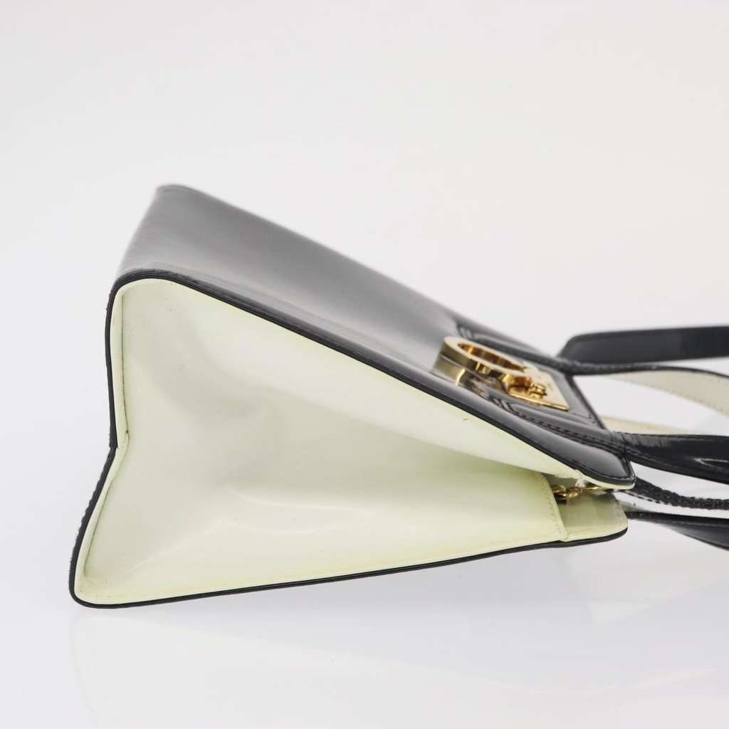 Salvatore Ferragamo Gancini handbag Black Good condition - Inside View