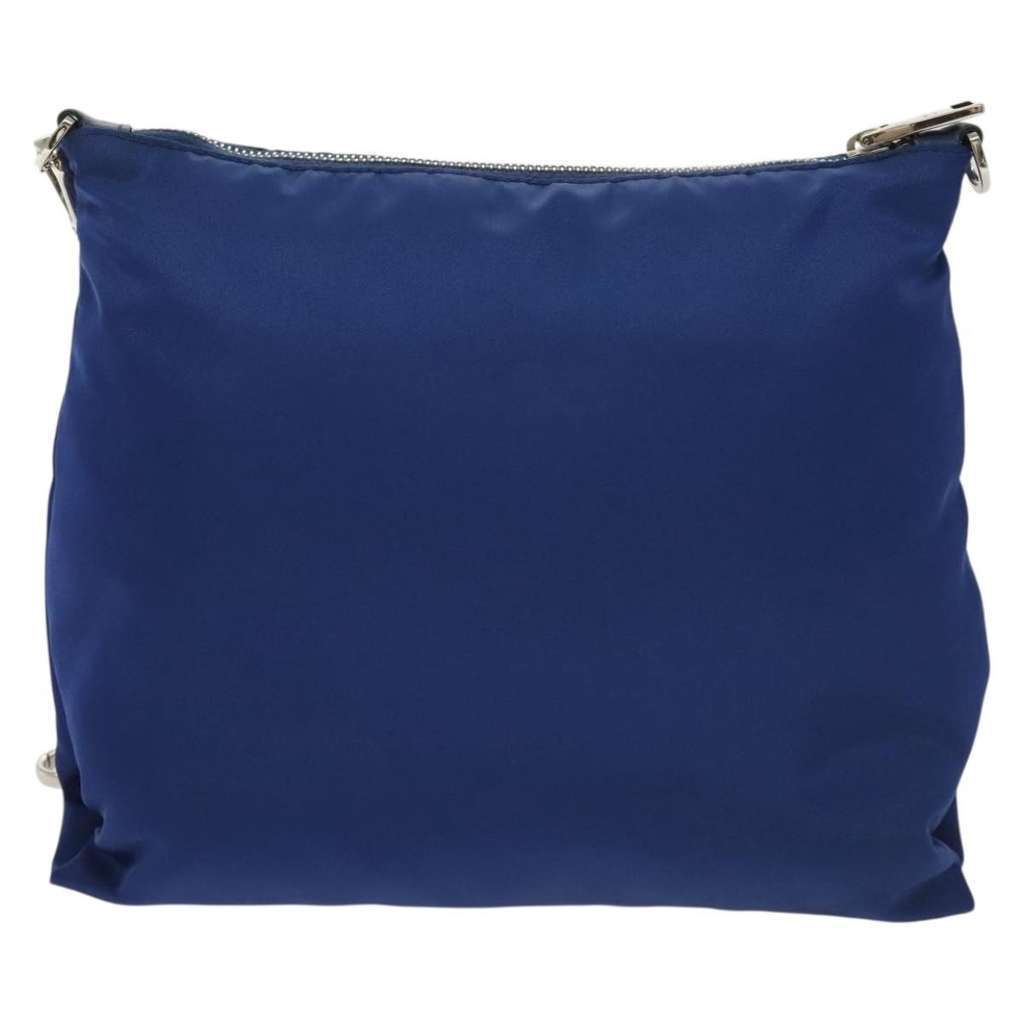 Prada Flat Messenger Blue Good condition - Back View