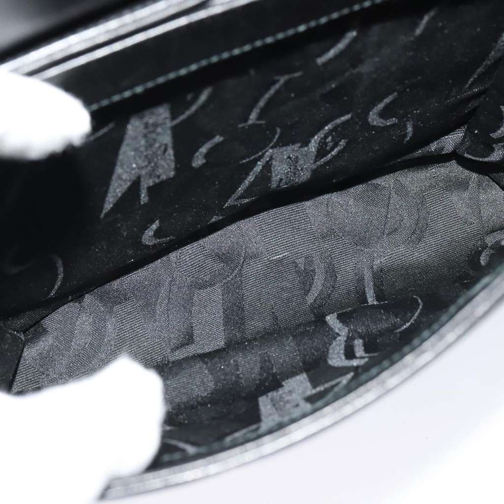 Salvatore Ferragamo Vintage Handbag Black Leather Good condition - Box View