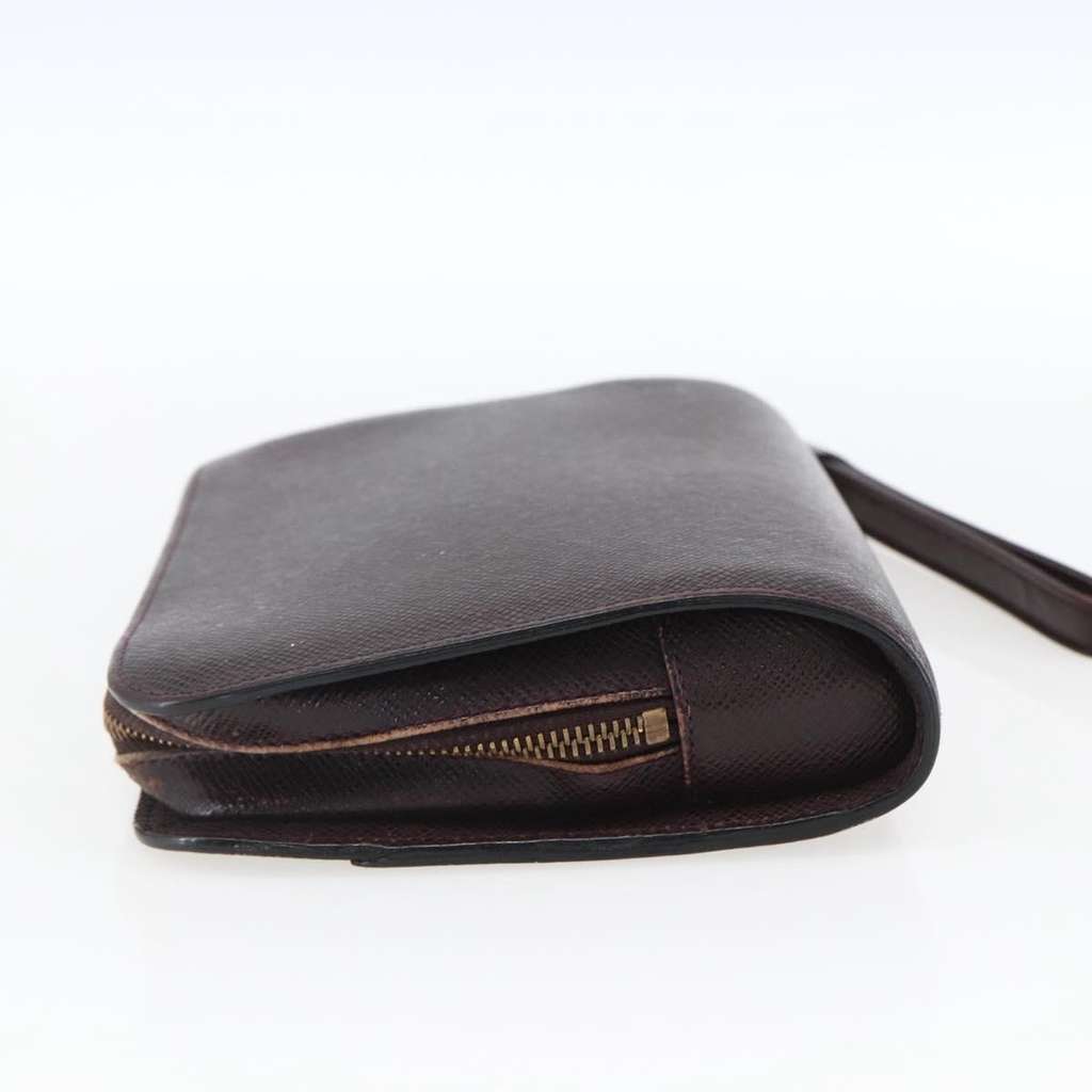 Louis Vuitton Pochette Baikal Clutch Burgundy Leather Fair condition - Inside View