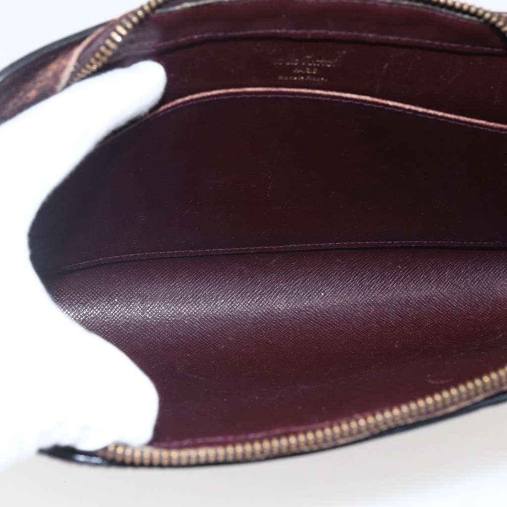 Louis Vuitton Pochette Baikal Clutch Burgundy Leather Fair condition - Box View