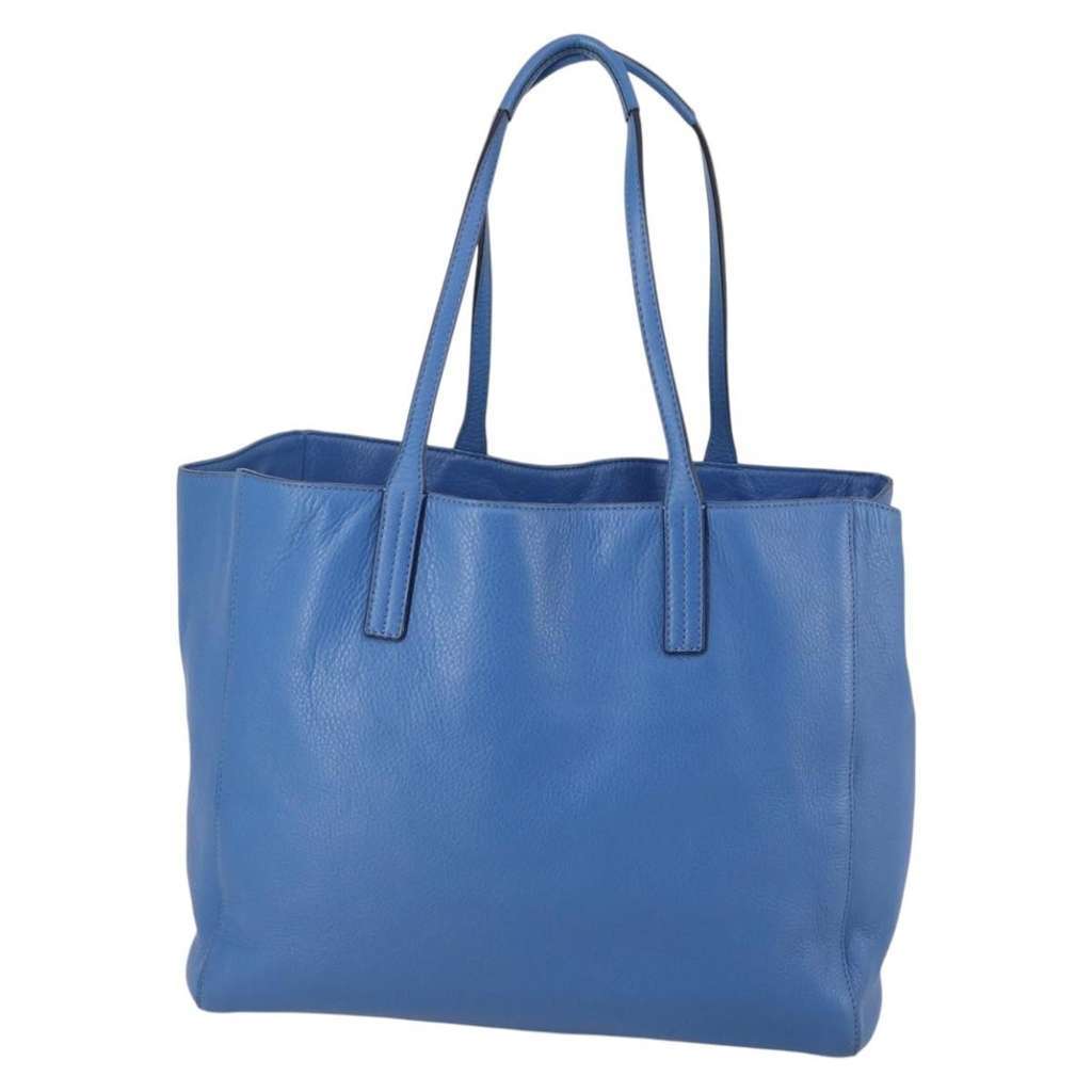 Mcm Vintage tote Blue Leather Good condition - Back View