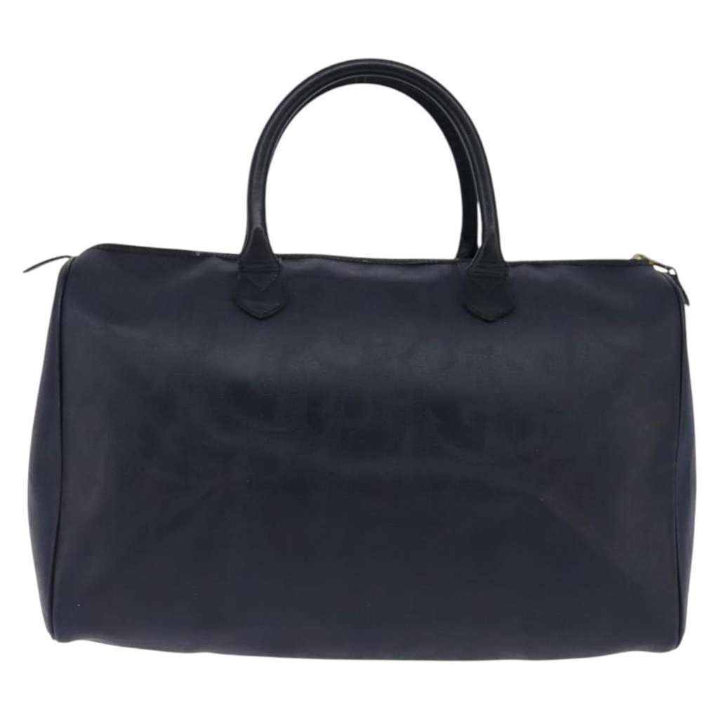 Christian Dior Lady Dior Boston Bag Navy Canvas Good condition - Back View