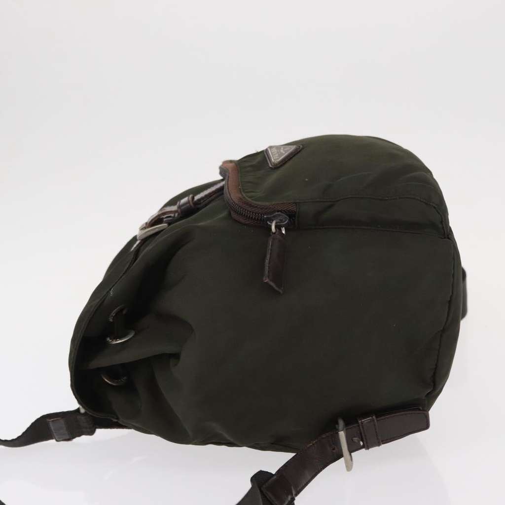 Prada Front Pocket Backpack Khaki Good condition - Model View