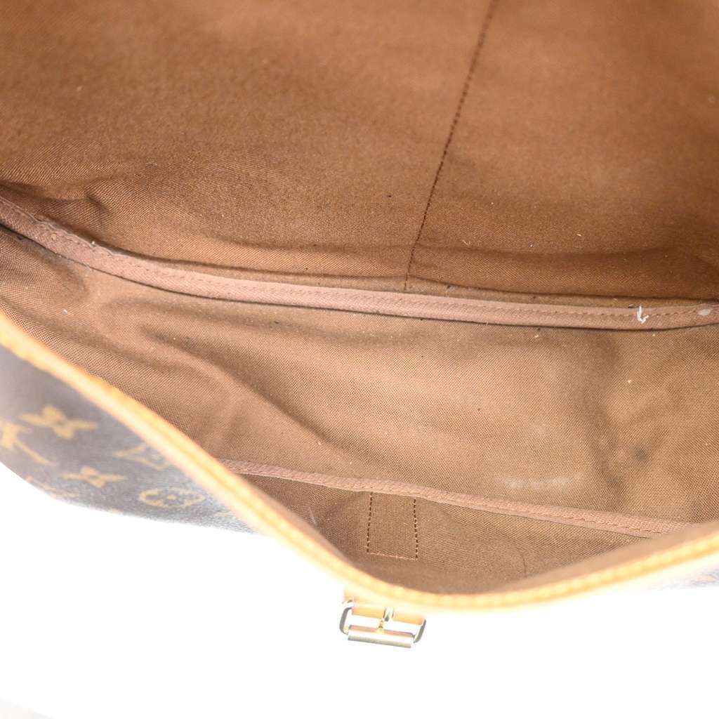 Louis Vuitton Saumur Handbag Brown Canvas Good condition - Box View