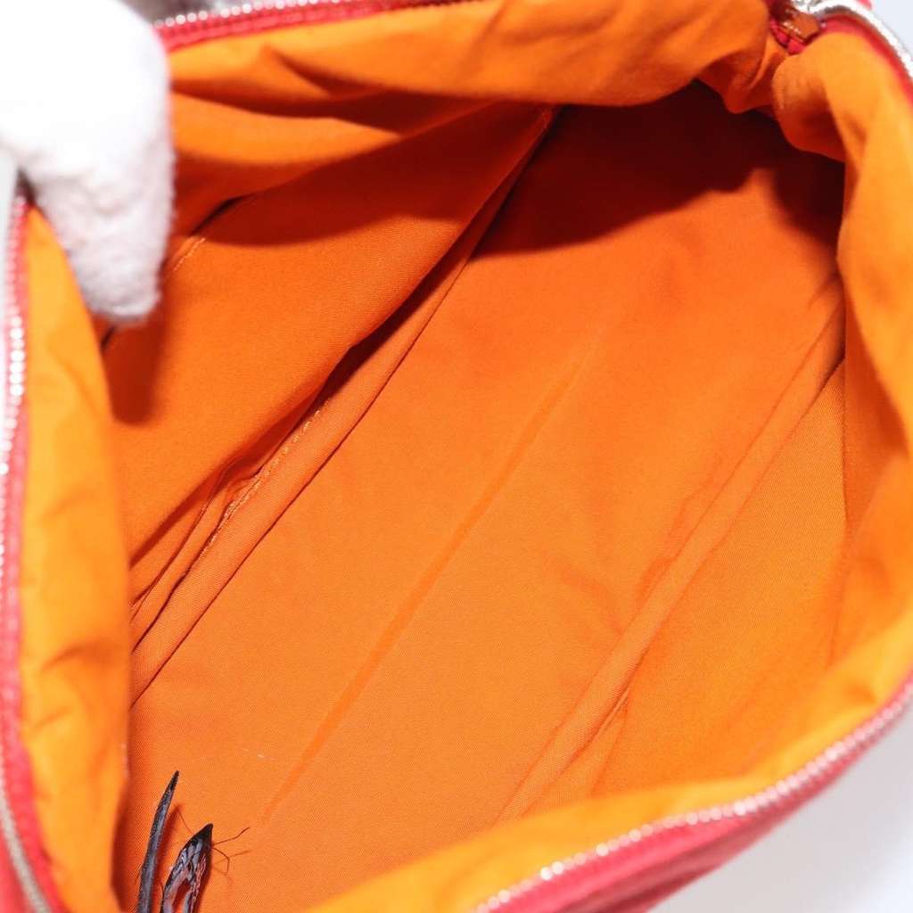 Hermès Bolide Travel Pouch Red Canvas Good condition - Box View