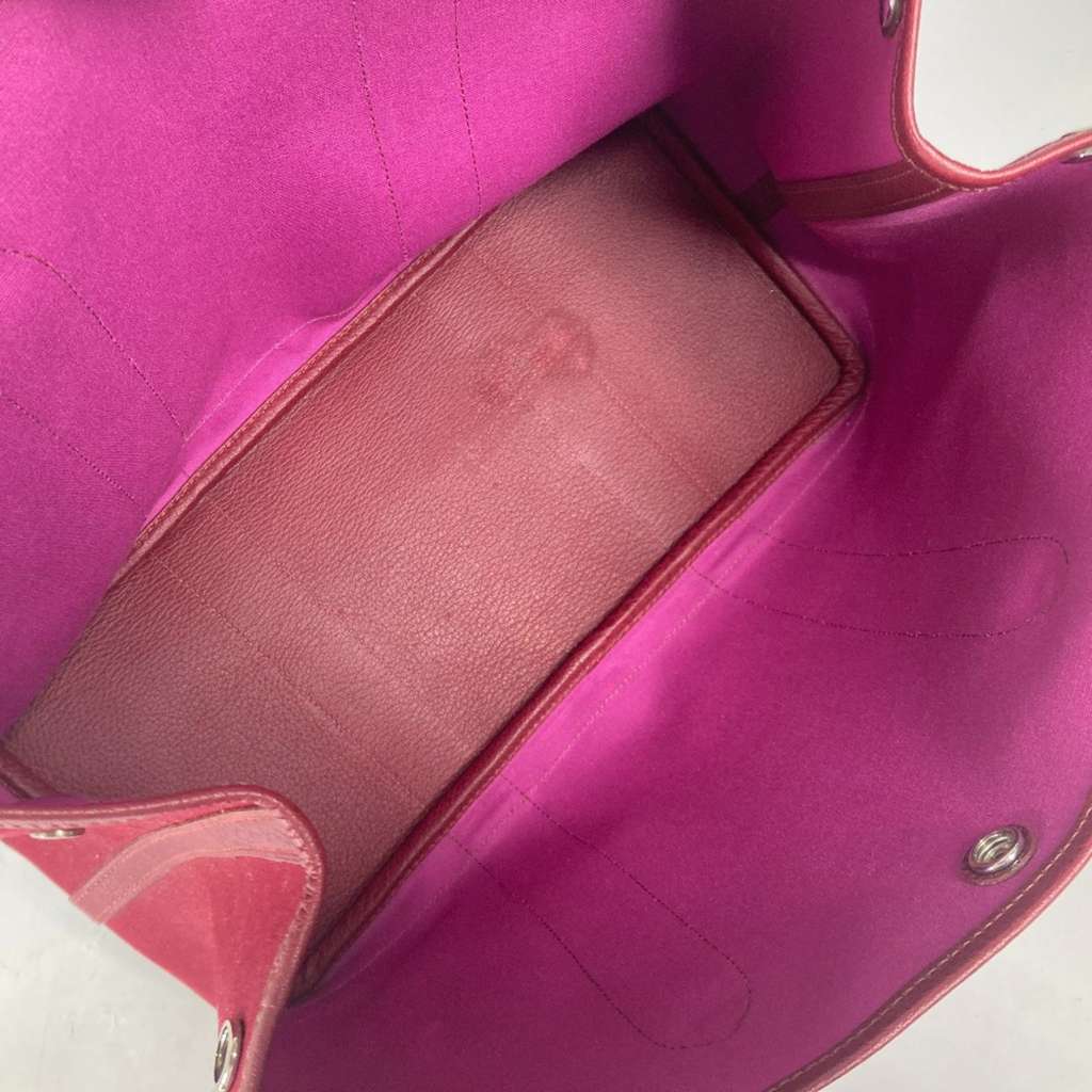 Hermès Garden Party Tote Red Canvas Good condition - Box View