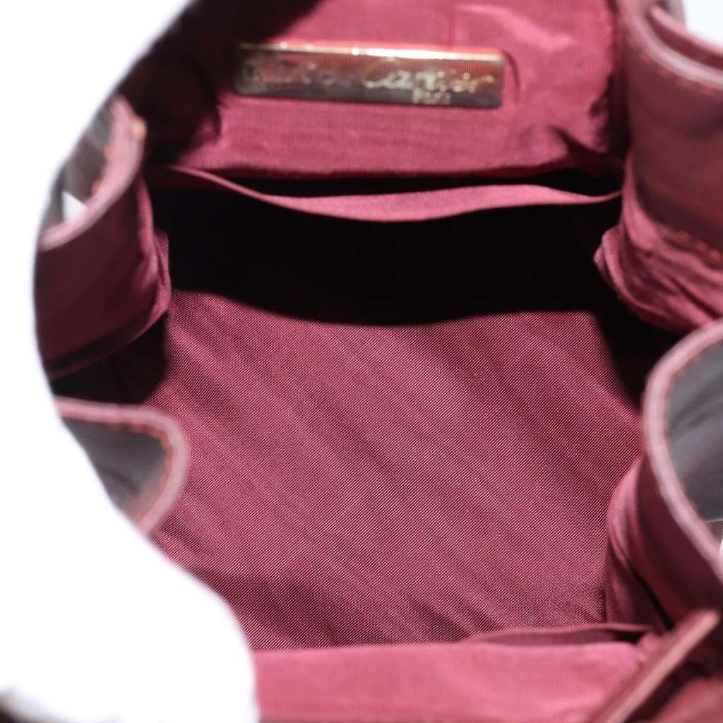 Cartier Must de cartier bag Burgundy Leather Good condition - Box View