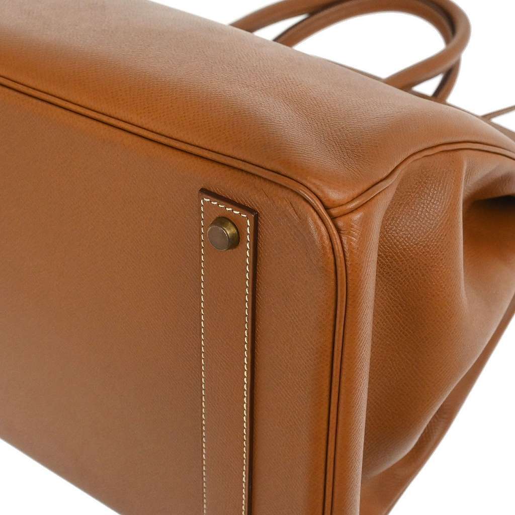 Hermès Birkin Handbag Gold Leather Good condition - Model View