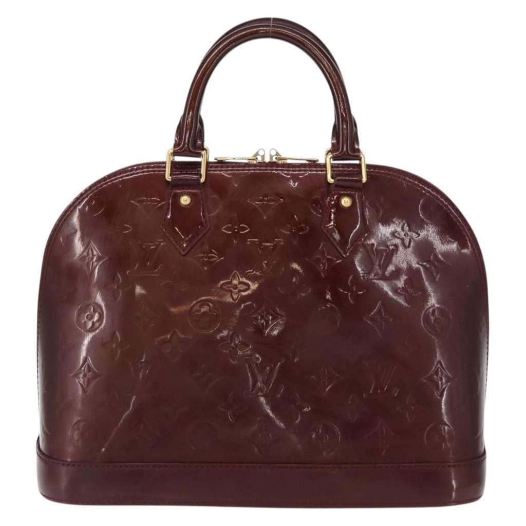Louis Vuitton Alma Handbag Burgundy Good condition - Back View