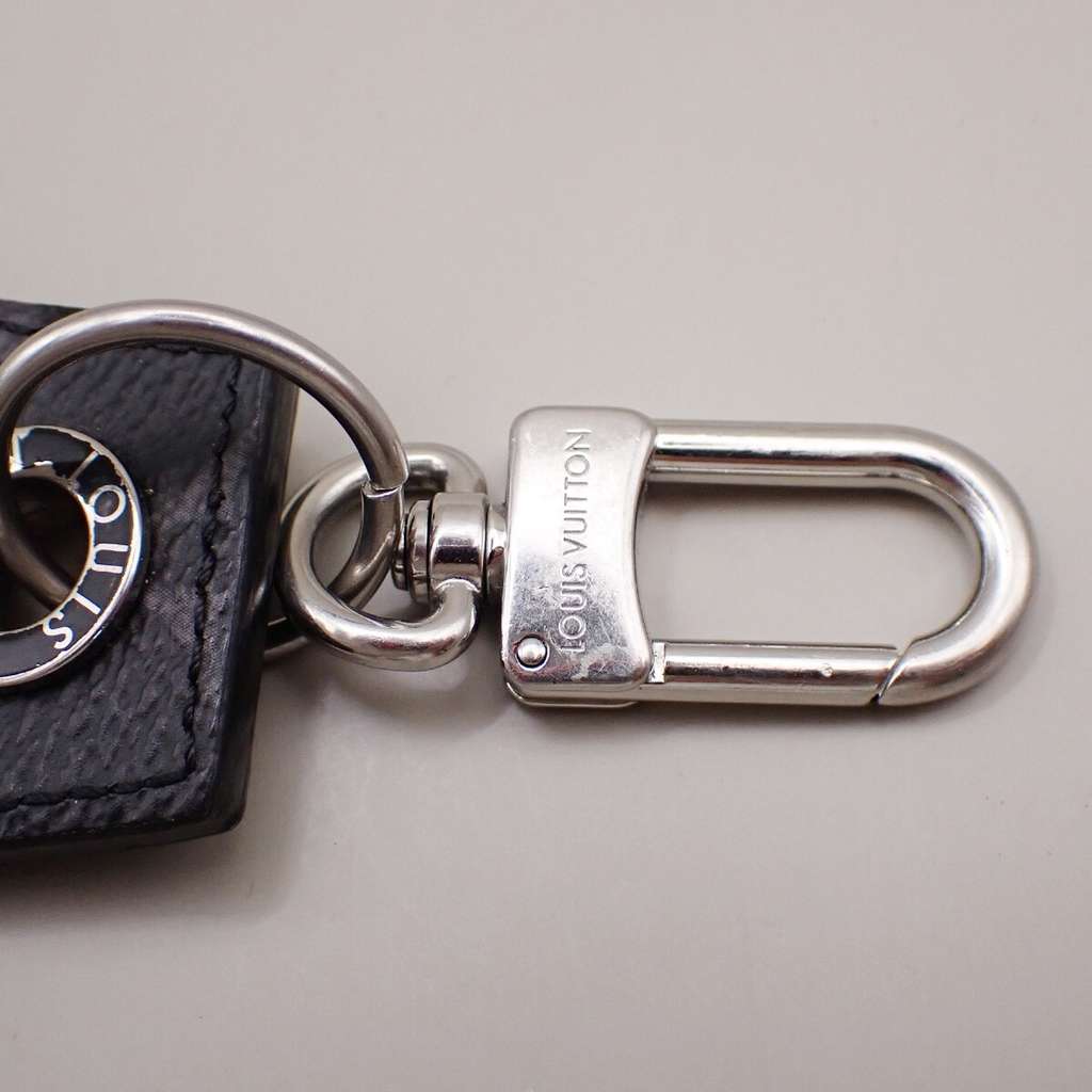 Louis Vuitton Enchappe Key Holder Black Leather Good condition - Model View