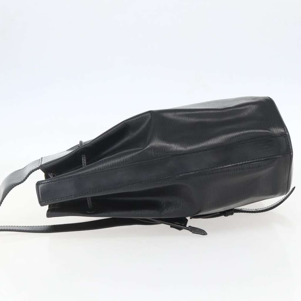 Louis Vuitton Sac a Dos Drawstring Backpack Black Leather Fair condition - Inside View