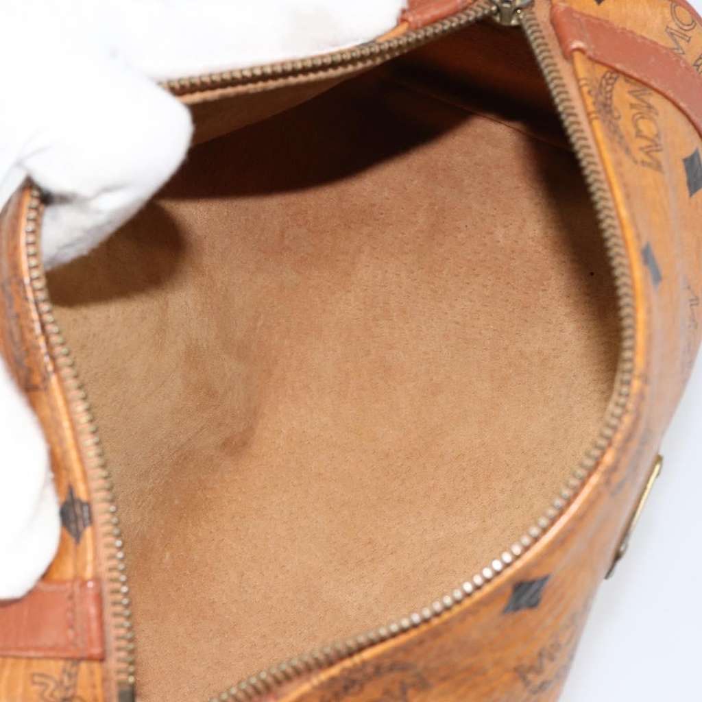 Mcm Visetos Shoulder bag Brown Canvas Good condition - Box View