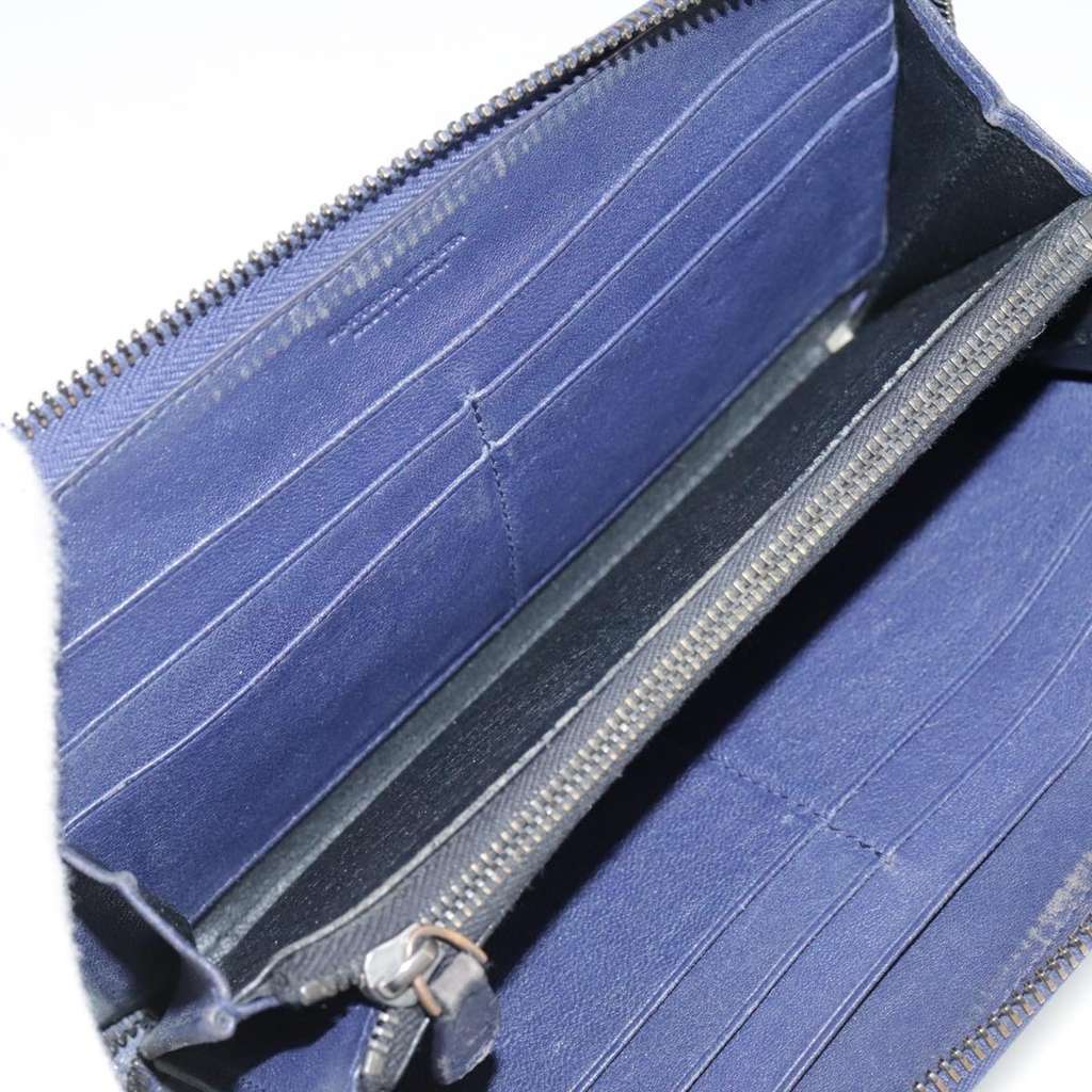 Bottega Veneta Intrecciato Long Zip  Wallet Black Leather Good condition - Box View