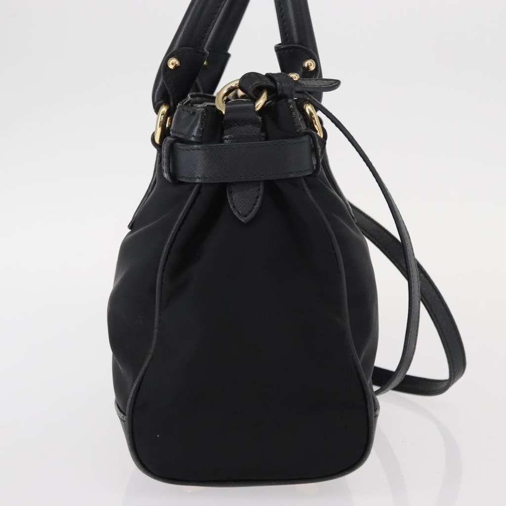 Salvatore Ferragamo Gancini handbag Black Good condition - Model View