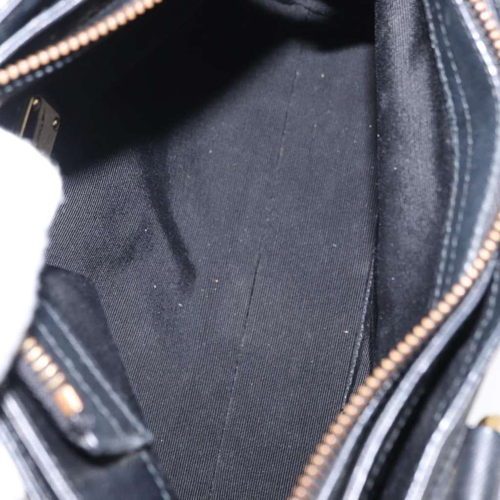 Salvatore Ferragamo Gancini handbag Black Good condition - Box View