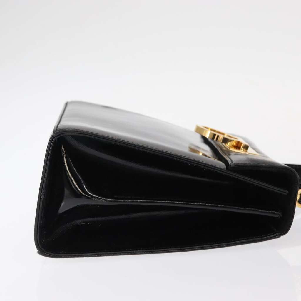 Salvatore Ferragamo Gancini handbag Black Good condition - Inside View