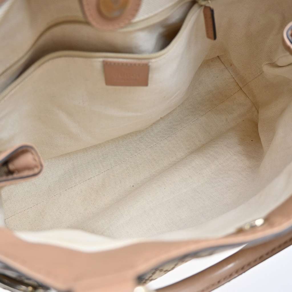 Gucci Sukey Tote Brown Canvas Good condition - Box View