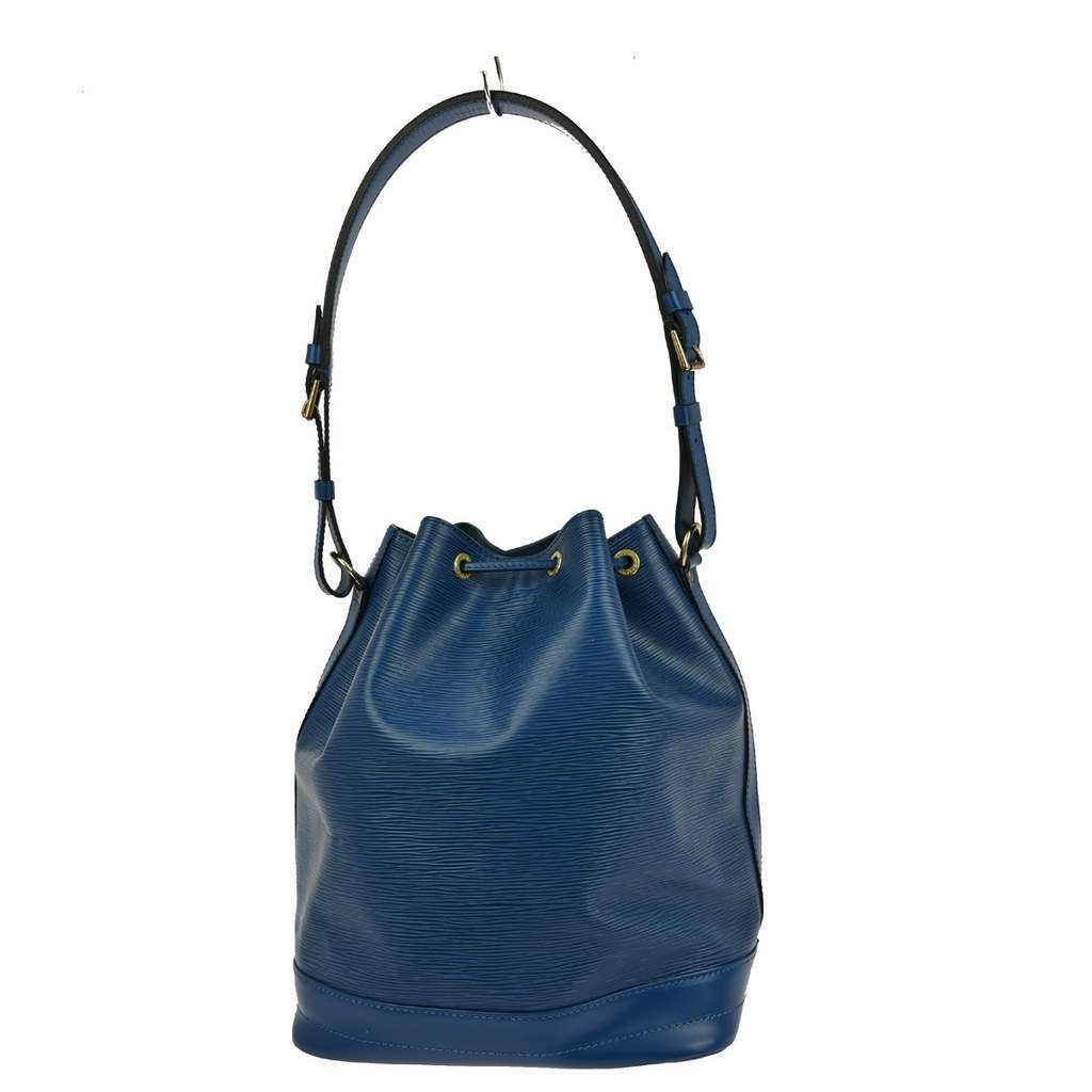 Louis Vuitton Noe Handbag Blue Leather Good condition - Back View