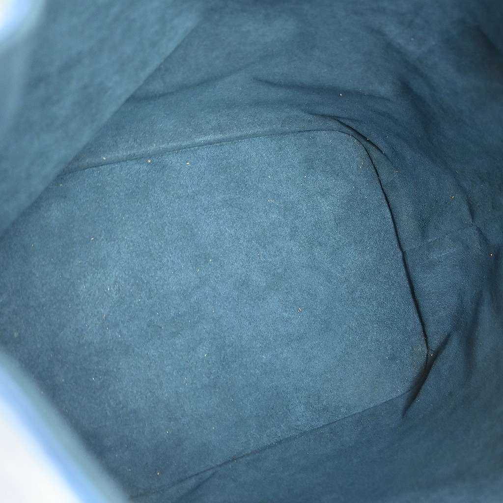 Louis Vuitton Noe Handbag Blue Leather Good condition - Inside View