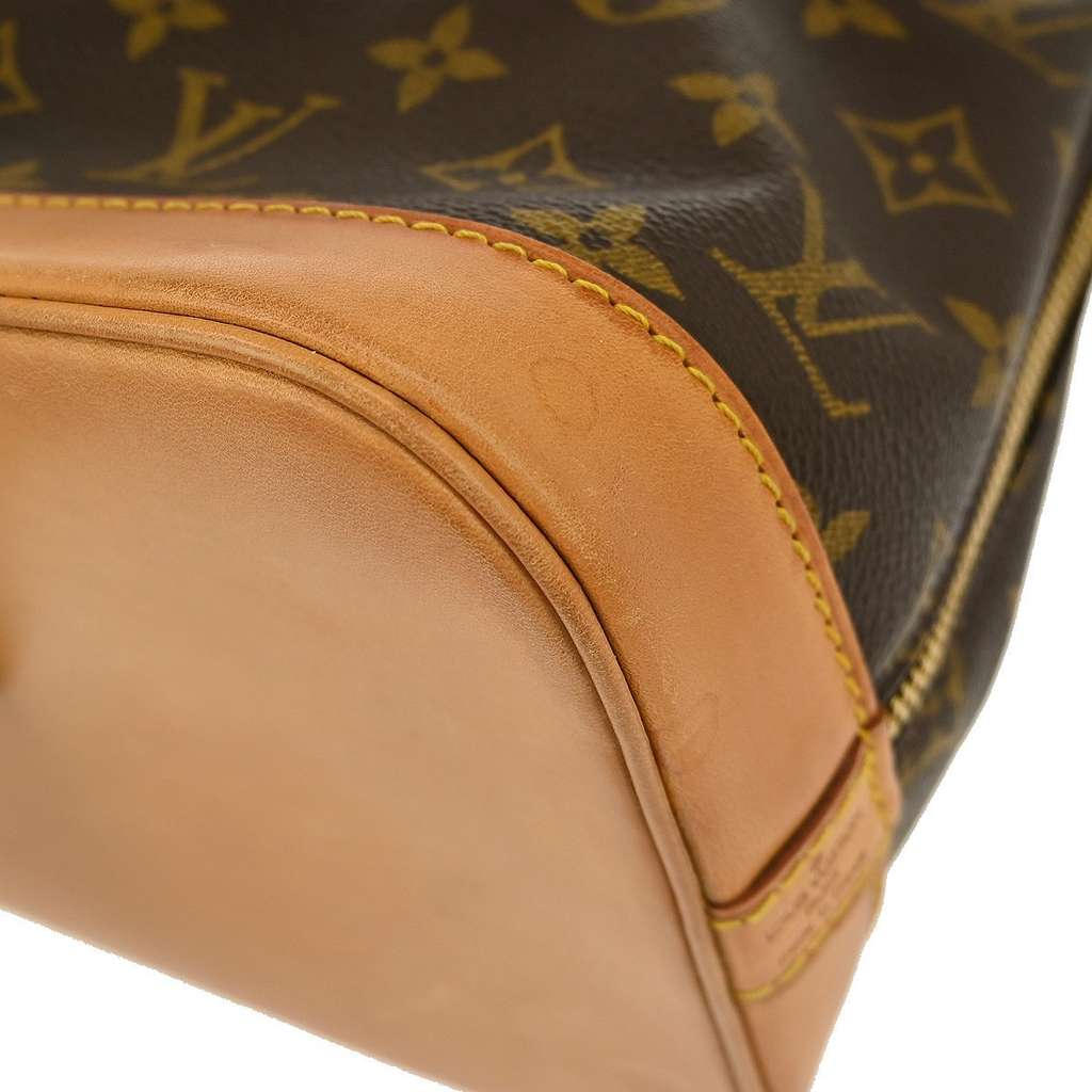 Louis Vuitton Vintage Alma Handbag Brown Canvas Good condition - Model View