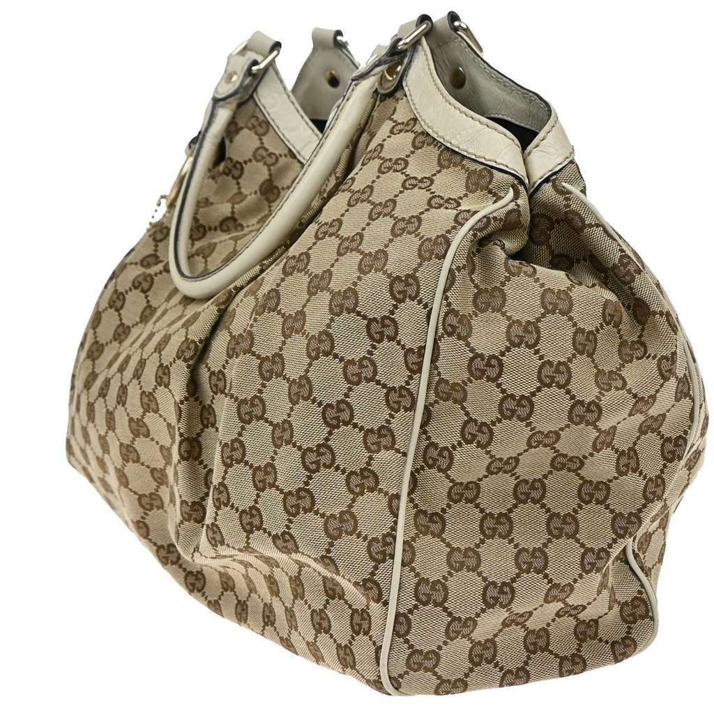 Gucci Sukey Shoulder Bag Brown Canvas Good condition - Inside View