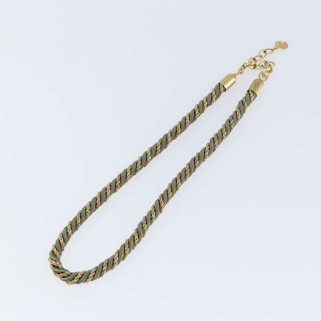 Christian Dior CD Logo necklace Other Metal Good condition - Back View