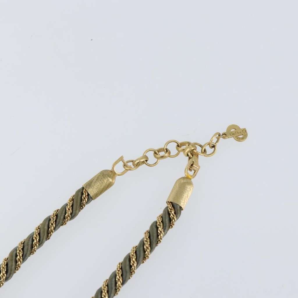 Christian Dior CD Logo necklace Other Metal Good condition - Box View