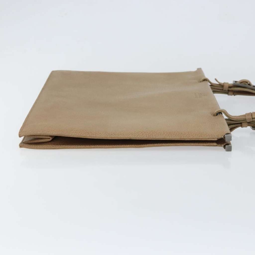 Gucci Tote Bag Beige Leather Good condition - Inside View