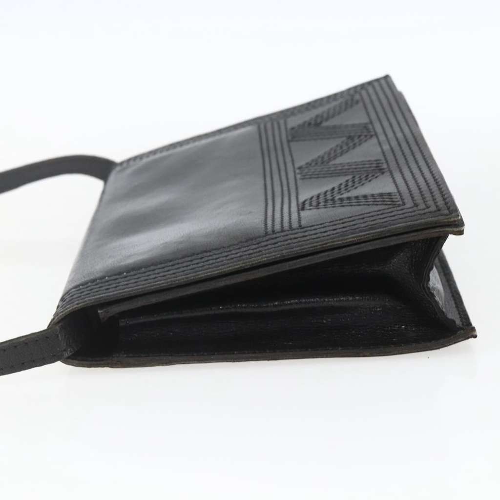 Saint Laurent Vintage Shoulder Bag Black Leather Fair condition - Inside View