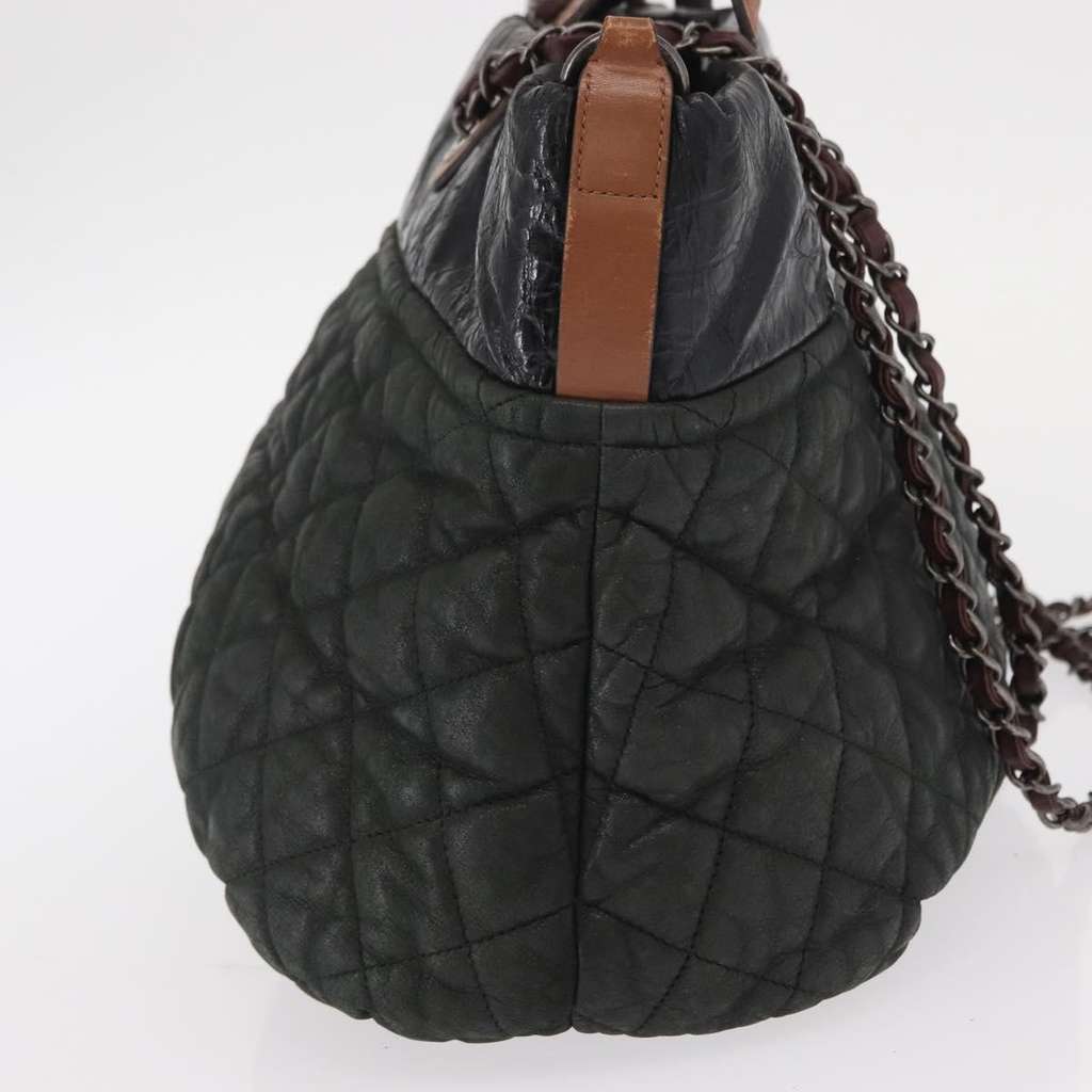 Chanel In The Mix Tote Black Leather Good condition - Model View