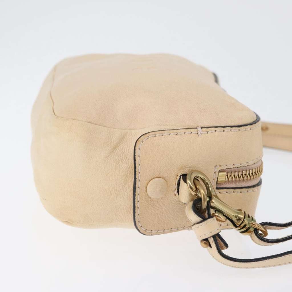 Chloe Shadow Shoulder Bag Beige Leather Good condition - Inside View