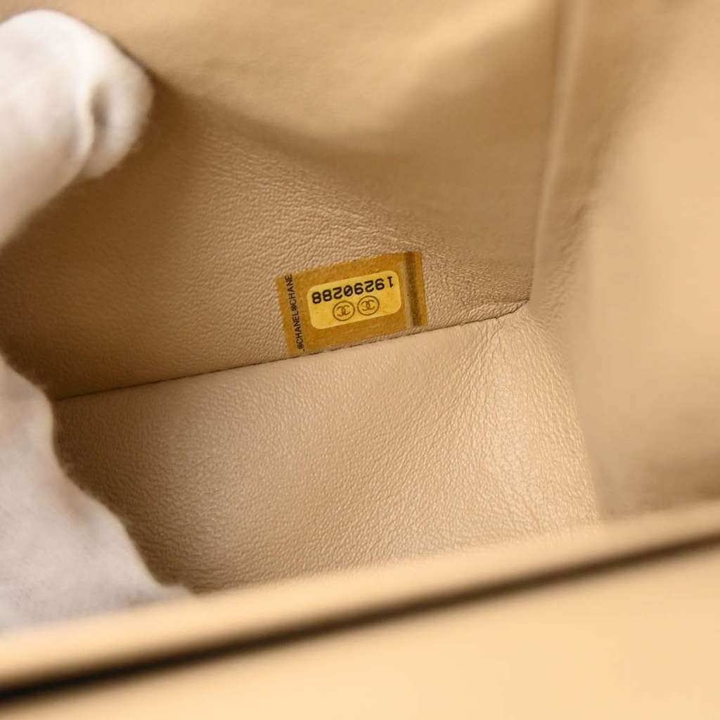 Chanel Coco Sailor Flap Bag Beige Canvas Good condition - Box View