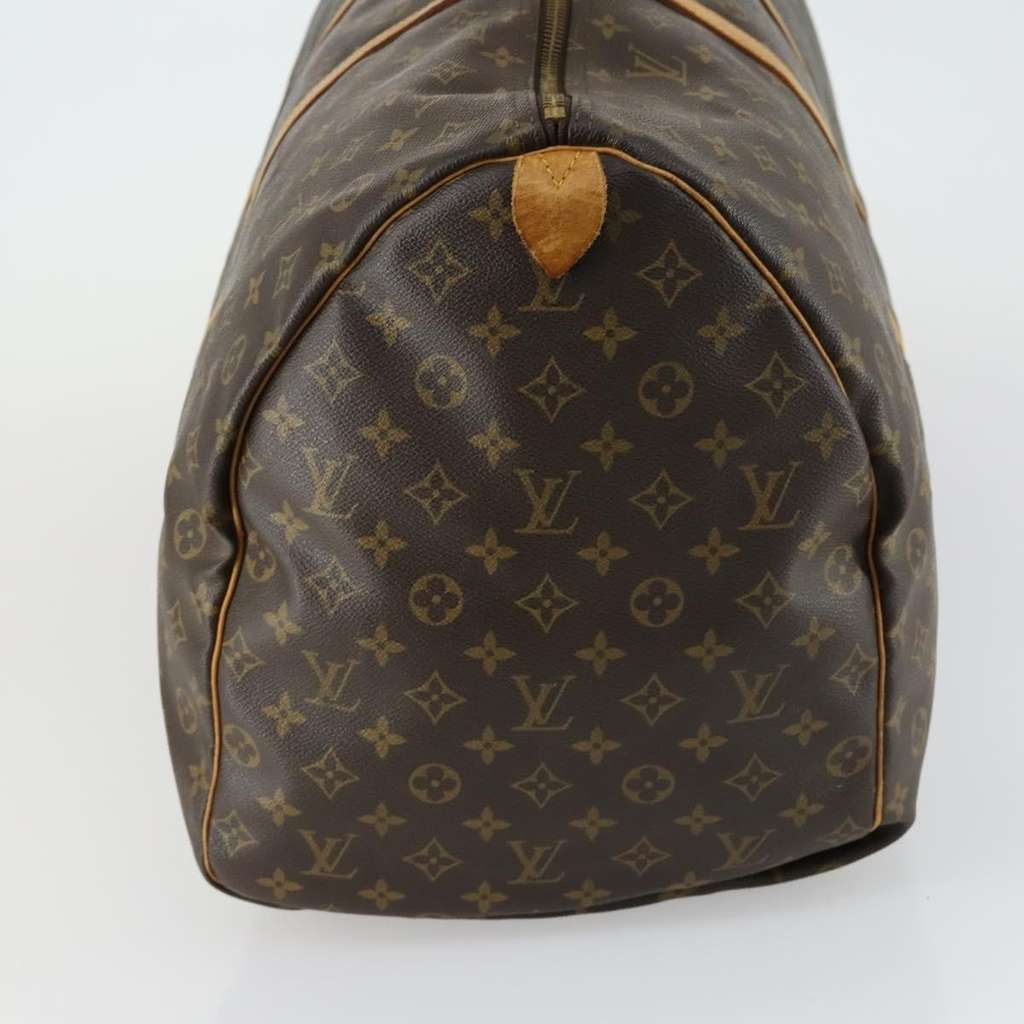Louis Vuitton Keepall Bag Brown Canvas Fair condition - Model View