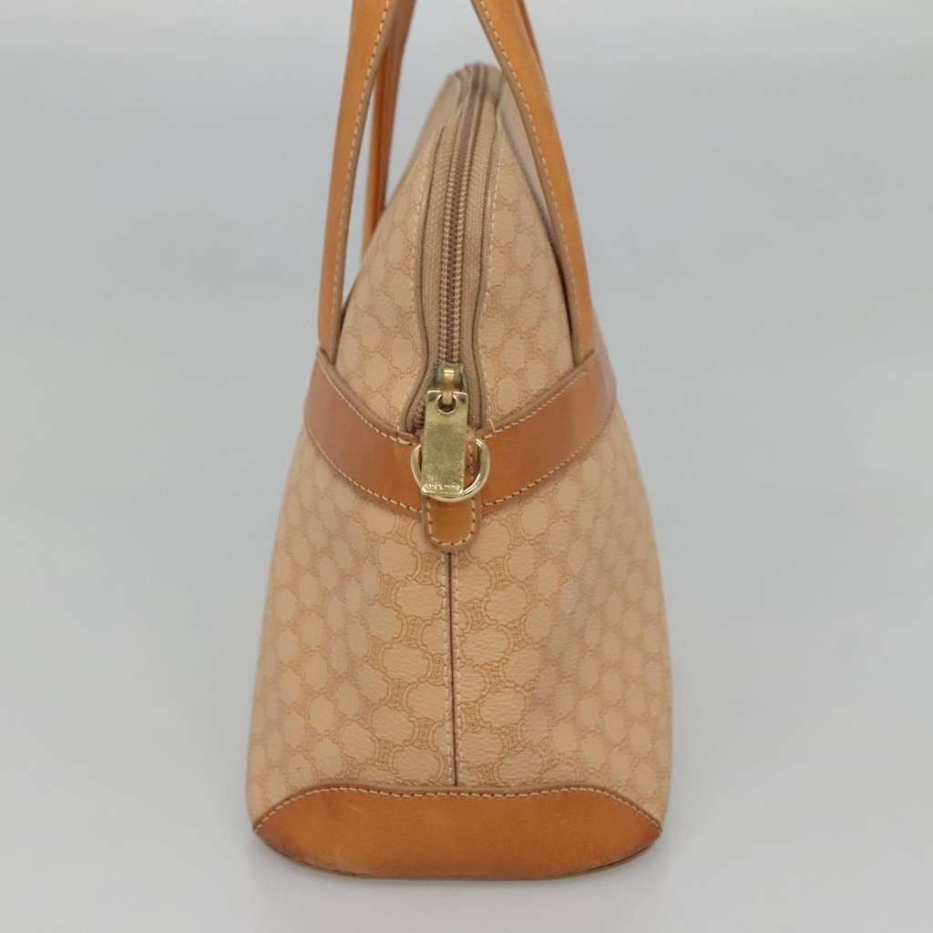 Celine Vintage Macadam Handbag Beige Canvas Good condition - Inside View