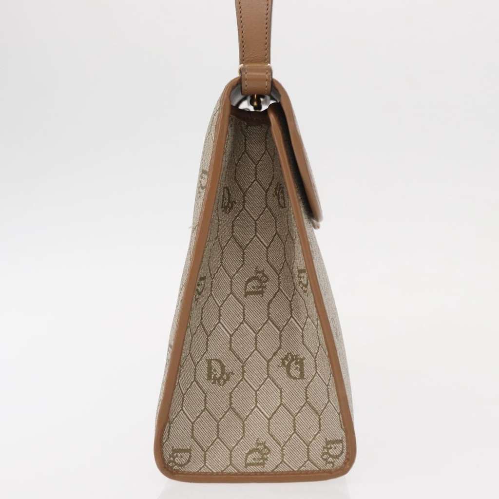 Christian Dior Vintage Honeycomb Handbag Beige Canvas Good condition - Model View