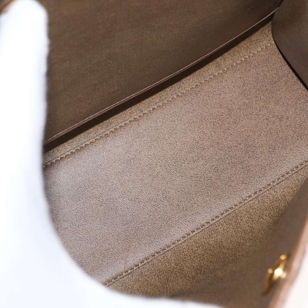 Christian Dior Vintage Honeycomb Handbag Beige Canvas Good condition - Box View