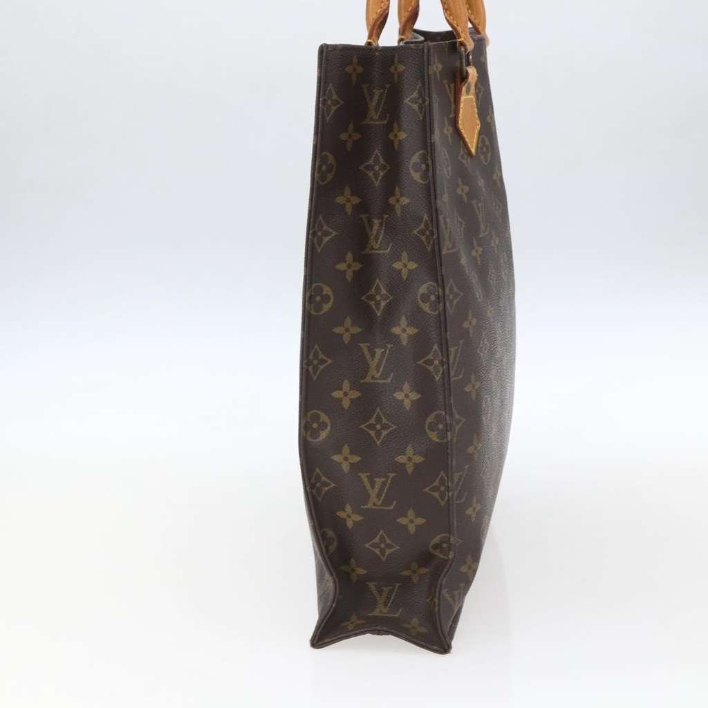 Louis Vuitton Sac Plat Bag Brown Canvas Fair condition - Model View