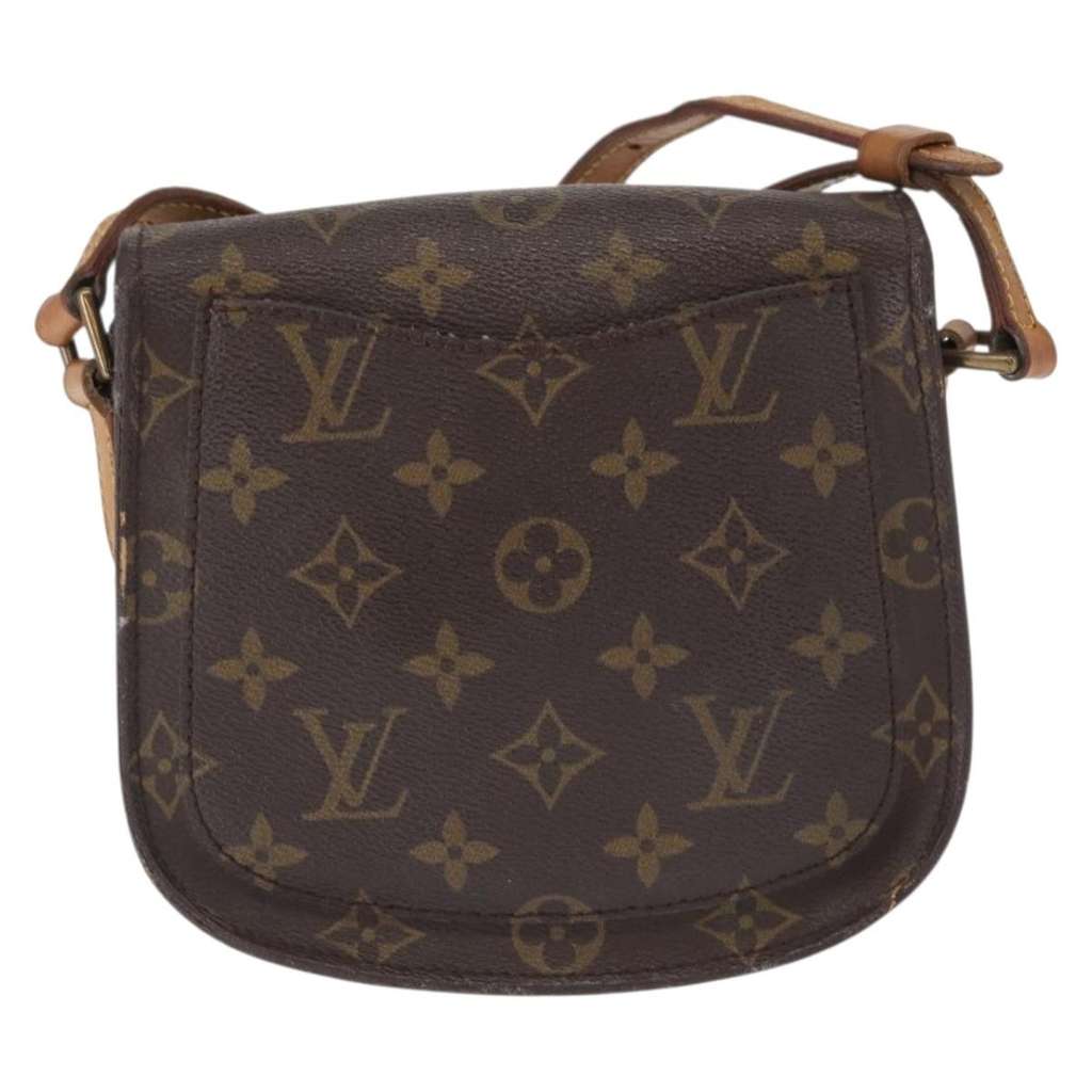 Louis Vuitton Saint Cloud Handbag Brown Canvas Good condition - Back View
