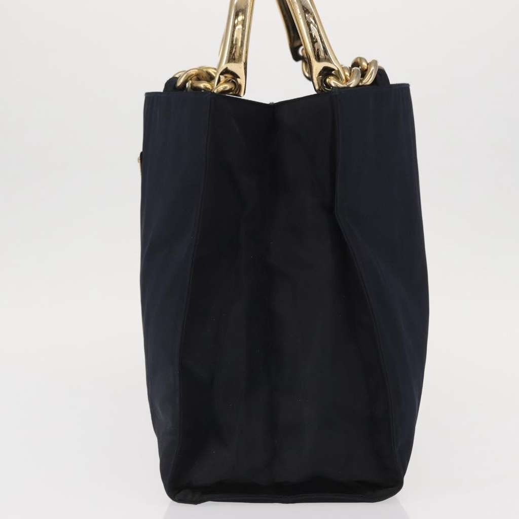 Prada Metal Handles Tote Navy Good condition - Inside View