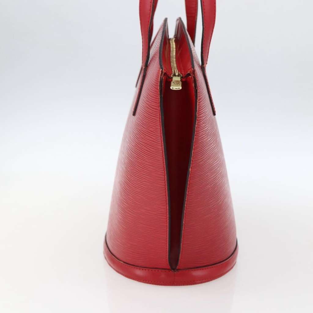 Louis Vuitton Saint Jacques Handbag Red Leather Good condition - Inside View